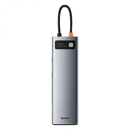 Usb Hub Baseus Metal Gleam Series 11-in-1 Multifunctional Type-C Сірий (CAHub-CT0G) - мініатюра 3