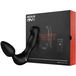 Масажер простати та анальний вібратор Nexus Revo Twist 2в1 вібрації та обертання головки - мініатюра 4