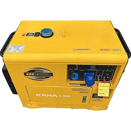Генератор дизельний Kama KDK7500SCA (YT29006) [118293] - мініатюра 2
