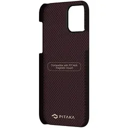 Чохол-накладка Pitaka MagEZ Case Plain Black/Red для iPhone 12 mini (KI1204) - мініатюра 3
