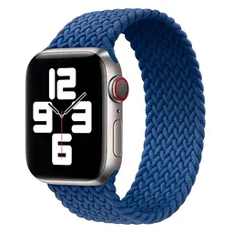 Ремінець Braided Solo Loop Band для Apple Watch 38/40/41mm Atlantic Blue Size 4 132mm [53999]