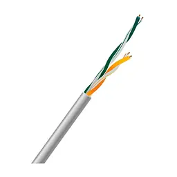 Кабель вита пара UTP CAT5E CU 0.5 2PR PVC Indoor Kraft 500m (33-00015) - мініатюра 1