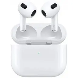 Бездротові навушники Apple AirPods 3 with Lightning Charging Case (MPNY3) - мініатюра 2