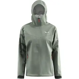 Куртка Salewa Puez Aqua 4 2.5L PTX Jacket W XXL Сірий/Зелений (1054-013.012.1079)