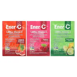 Вітамінний напій Ener-C Vitamin C для підвищення імунітету Асорті 30 пакетиків - мініатюра 3