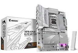 Материнська плата Gigabyte X870 AORUS ELITE WIFI7 ICE (X870 AORUS ELITE WIFI7 ICE) (Socket AM5, AMD X870, ATX) Б/в - мініатюра 6