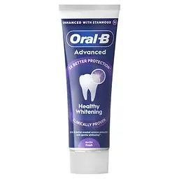 Уцінка. Зубна паста Oral-B Advanced Здорове відбілювання Арктична свіжість 75 мл 