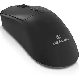 Комп'ютерна мишка Real-El RM-317W Wireless Black (EL123200052) - мініатюра 3