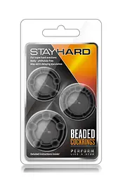Набір ерекційних кілець Stay Hard Black - мініатюра 2