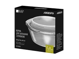 Каструля ARDESTO жароміцна 1,5л скл. кругла BLACK MARS - мініатюра 2