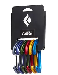 Набір карабінів Black Diamond LiteWire Rackpack