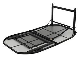 Стіл Bo-Camp Northgate Oval 150x80 cm Black/Grey (1404188) - мініатюра 8