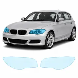 Антигравійна захисна бронеплівка за лекалами для BMW 1 Series F20 2011-2015 - оптика (фари та ПТФ)
