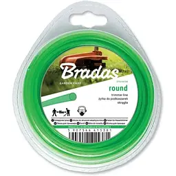 Волосінь для тримера Bradas TRIMMER "коло" 2,4мм х 15м ZTO2415B
