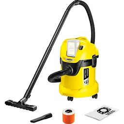 Пилосос промисловий Karcher WD 3 Battery (1.629-910.0) UA-UCRF [87710] - мініатюра 2