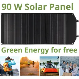 Портативний зарядний пристрій сонячна панель Bresser Mobile Solar Charger 90 Watt USB DC (3810060) - мініатюра 3