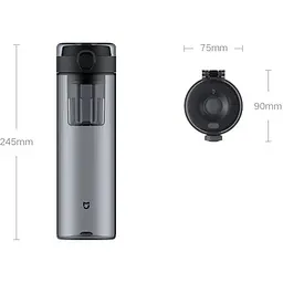 Пляшка для води MiJia Magnetic Tea Storage Cup Black (BHR089TCN) [169615] - мініатюра 2