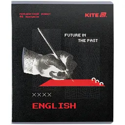 Зошит Kite предметний Techno 48 аркуші, лінія, английська мова (K25-240-8)