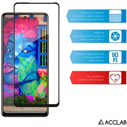 Скло захисне ACCLAB Full Glue Infinix Hot 40 Pro Black (1283126589225) - мініатюра 5
