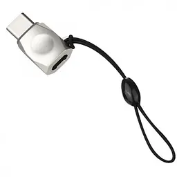 Перехідник OTG Hoco UA8 Micro/Type-C silver - мініатюра 2