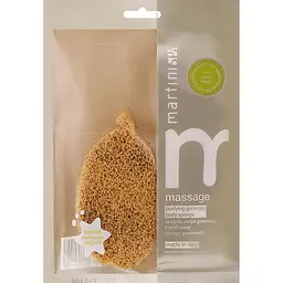 Губка для тіла Martini Spa Purifying Gommage Body Sponge з оливковими кісточками (4100MMM)