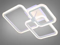 Люстра стельова LED Diasha A8208/3WH, 65W, 3200K-6000K, білий акрил, метал, сучасний стиль, пульт дистанційного управління - мініатюра 2