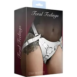 Труси для страпона Feral Feelings Strap-on Harness White - мініатюра 2
