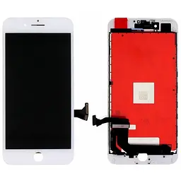 Дисплей iPhone 7 Plus білий, оригінал PRC переклеєне скло, LG