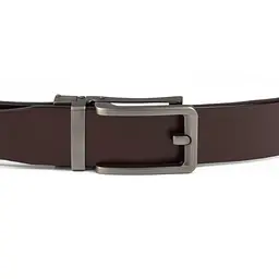 Ремінь чоловічий зі стильною пряжкою 20307 Vintage коричневий 105-120 см - мініатюра 10