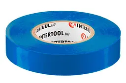 Стрічка електроізоляційна Intertool ізолента 25 м синя в упаковці 10 шт. - мініатюра 2