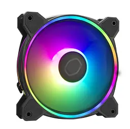 Корпусний вентилятор 120 мм Cooler Master MasterFan MF120 Halo2 3 шт MFL-B2DN-213P2-R2 Black - мініатюра 4