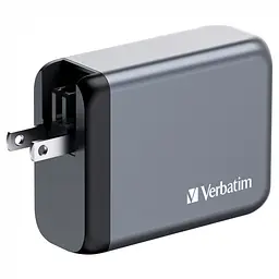 Зарядний пристрій Verbatim GaN 100 W 4 ports (2xUSB-C-100 W,USB-C 65 W /USB-A -3.0) (32202) - мініатюра 4