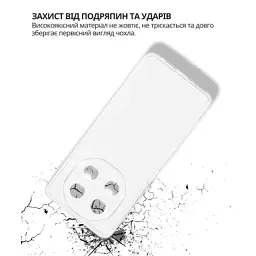 Чохол до мобільного телефона BeCover Silicone Blackview Shark 6 Transparent (714759) - мініатюра 3
