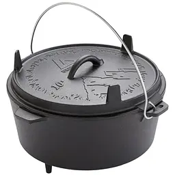 Казан з кришкою Groenberg Askja Pot 33 cm / 10 L Black (266018)
