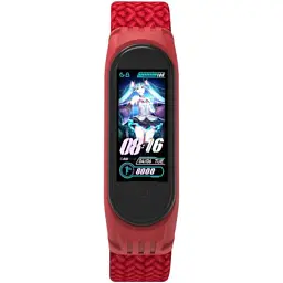 Ремінець до фітнес браслета Armorstandart Braided Solo Loop для Xiaomi Mi Band 4/5/6 Red size L (ARM58762) - мініатюра 2