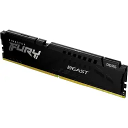 Модуль пам'яті для комп'ютера DDR5 16GB 5200 MHz Beast Black Kingston Fury (ex.HyperX) (KF552C40BB-16) - мініатюра 2