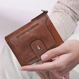 Чоловічий шкіряний гаманець BULL 12х9.5х3 см acs0029278 - мініатюра 5