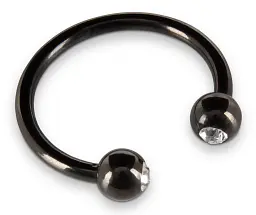 Ерекційне кільце Rebel Glans Ring чорний - мініатюра 6