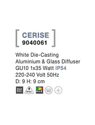 Вуличний світильник NOVA LUCE CERISE 9040061 - мініатюра 4