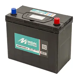 Акумулятор 6СТ-45A MIDAC HERMETICUM Asia, 12V, 45Ah (-/+) Євро, EN360А - мініатюра 3