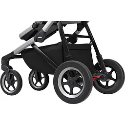 Дитяча коляска Thule Sleek Grey Melange з люлькою (TH 11000006) - мініатюра 9
