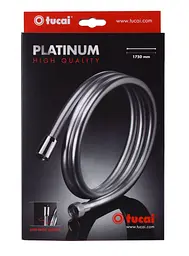 Шланг для душу Tucai Shower Hose Platinum 175см Satin (201962), Хром - мініатюра 2