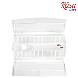 Пенал для акварельних фарб Rosa Gallery пластиковий 24 кювети   - мініатюра 2