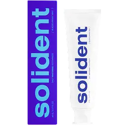 Уцінка. Щоденна відбілювальна зубна паста Solident Blackcurrant mint смородина-м'ята 75 мл 