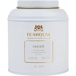 Чай Teahouse Зелений Саусеп №400 в металевій банці 100 г