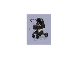 Коляска універсальна 3 в 1 Kidilo H2D Khaki Beige - мініатюра 3