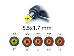 Блок живлення для Acer V17 Nitro VN7-793G (19V 9.5A 180W (5.5x1.7))(без кабелю) - мініатюра 2