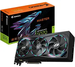 Відеокарта Gigabyte RTX 5070 12GB AORUS MASTER (GV-N5070AORUS M-12GD) (GDDR7, 192 bit, PCI-E v5.0 x16) - мініатюра 10