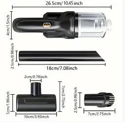 Автомобільний бездротовий пилосос Car vacuum cleaner AND XL-1452 - мініатюра 2
