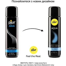 Лубрикант на водній основі Pjur Aqua 100 мл - мініатюра 3